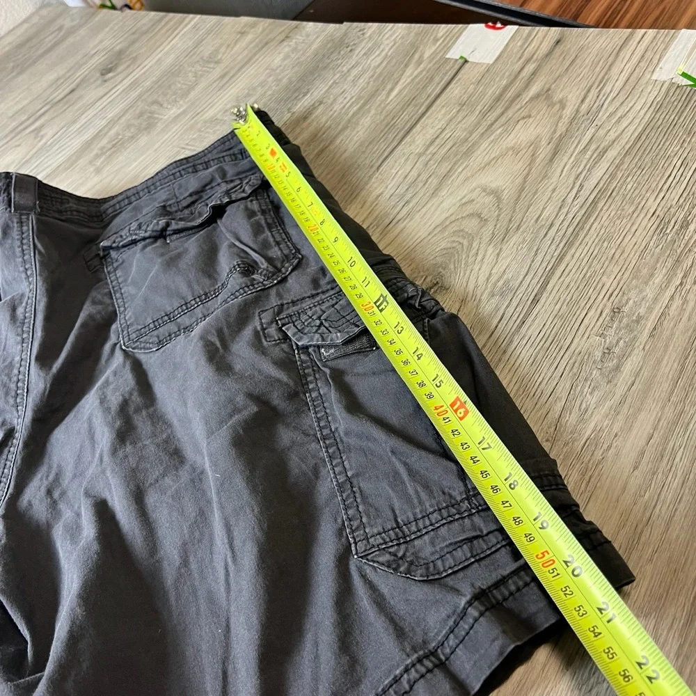 Unionbay Cargo‎ Shorts Mens 40 Black Stretch Utility Hiking Gorpcore Outdoors